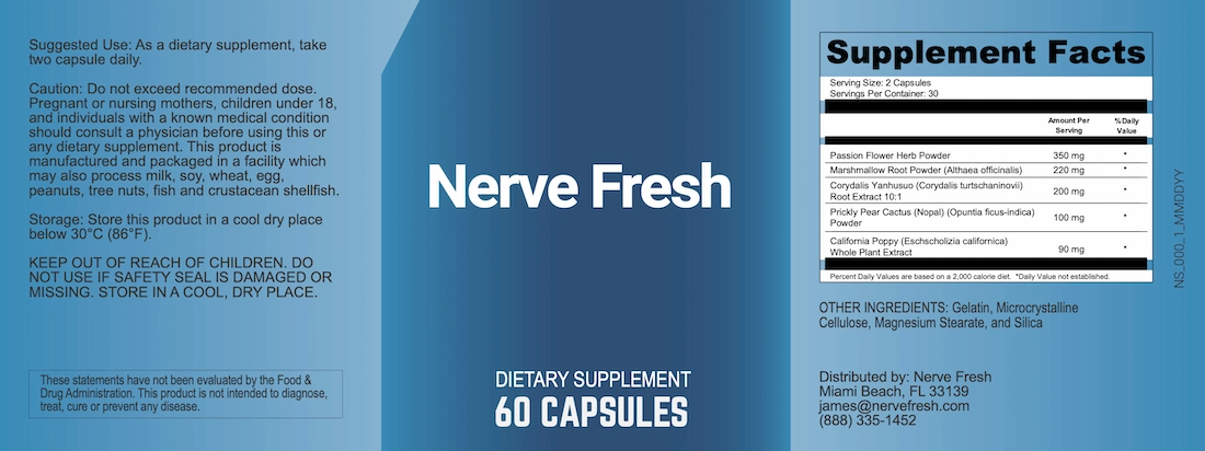 Nerve Fresh Label